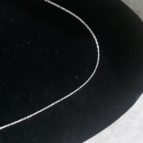 Sterling Silver Baby Rolo Chain 18" - Picture 2 of 7